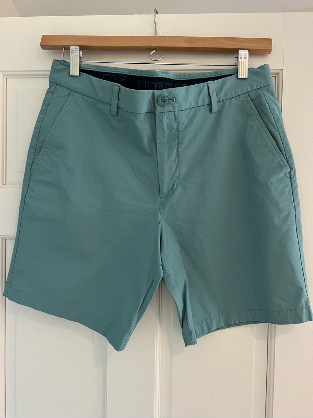 Vineyard Vines Men's Seafoam Green Flat Front Shorts